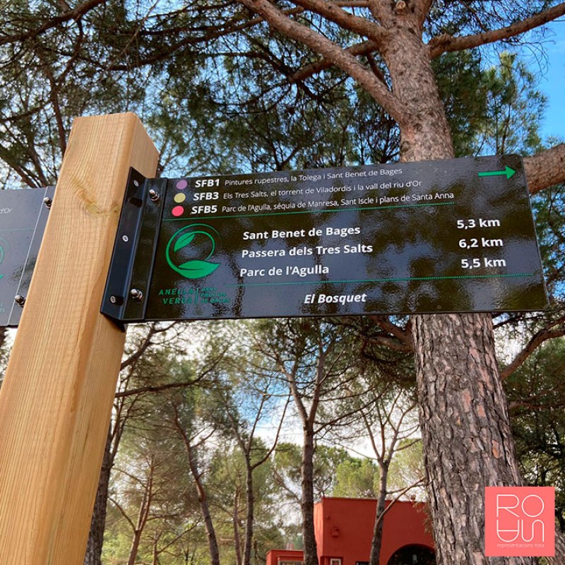 Banderola per Anella Verda